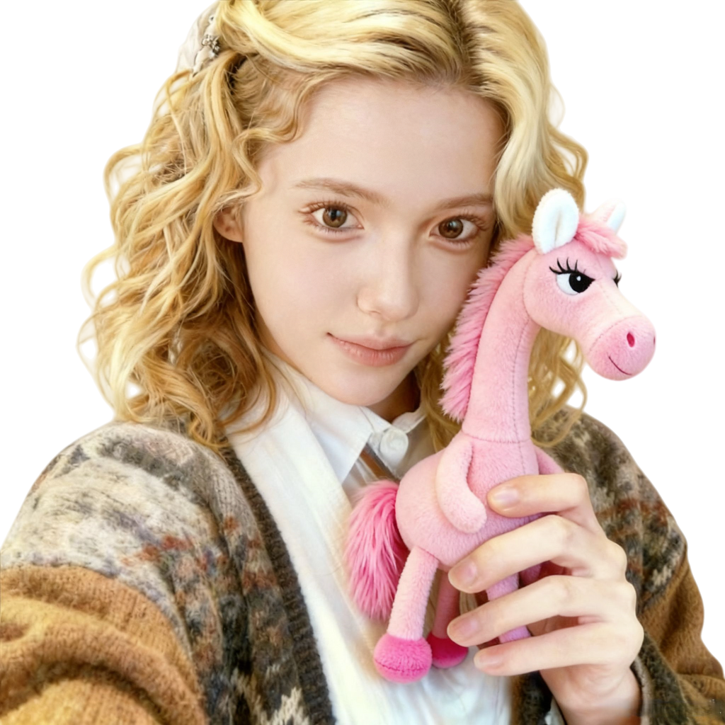 Auspicious Red Horse Plush Bag Pendant, Funny Expression Standing Doll, Creative Gift Keychain Decoration