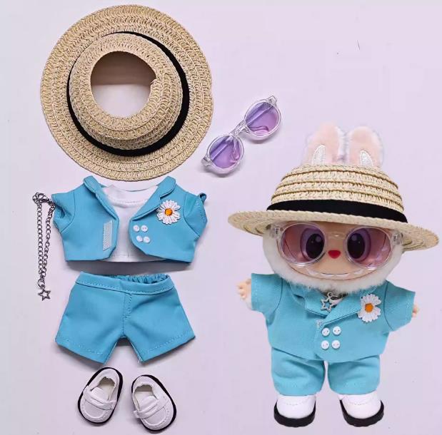 Doll Clothing For 17cm dolls Fashionable Outfit 6-Piece Set