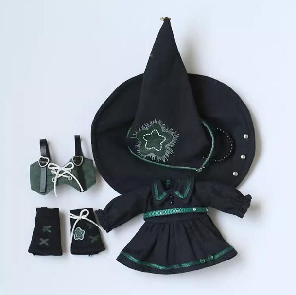OB11 Doll Clothes, 1/12 Scale BJD Fantasy Magician Outfit Set, Doll Replacement Costume Set