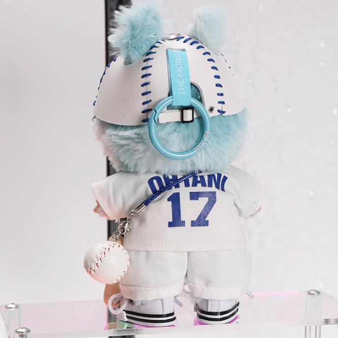 15-17cm Baseball Style Doll Multi-Piece Outfit Set, Los Angeles Dodgers Jersey & Cap + Bat Accessories, Sporty Trendy Doll Clothing Set