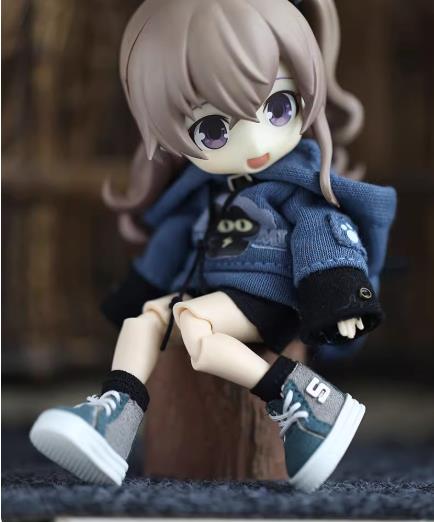 Doll Body Shoes - Cool Skate Shoes for 12" BJD Figures