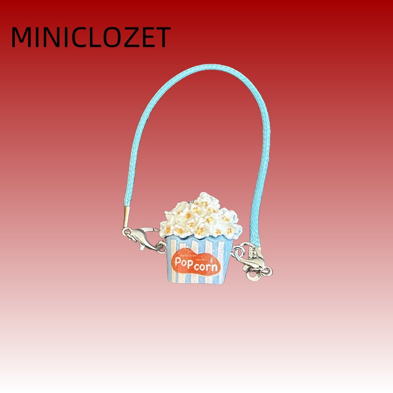 Popcorn Keychains & Doll Popcorn Backpacks - Multiple Colors Available