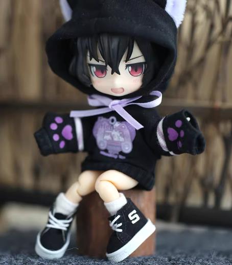 Doll Body Shoes - Cool Skate Shoes for 12" BJD Figures