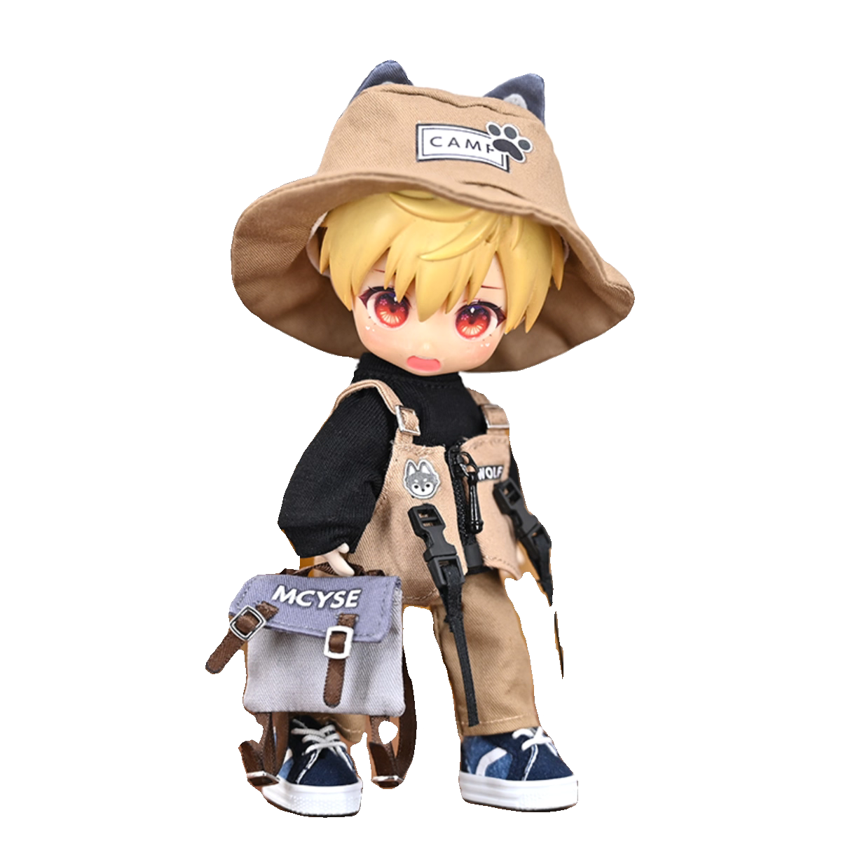 OB11 Doll Clothes | 1/12 BJD Doll Outfits | 5-Piece Doll Camping Sportswear Set