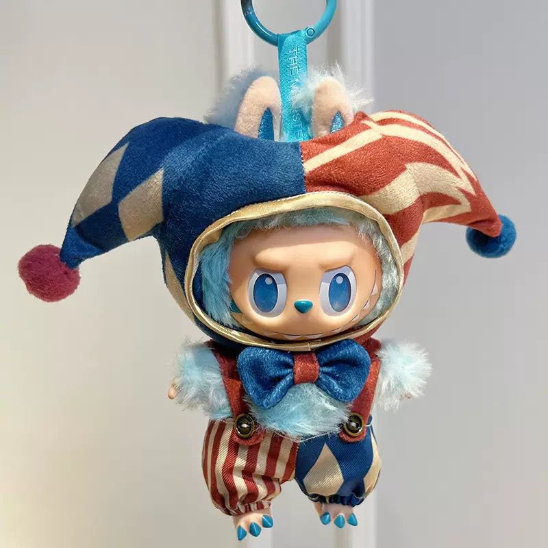 Circus Doll Clothes for 17cm Dolls | Jester-Inspired 17cm Doll Outfit, Colorful Harlequin Design, Perfect for Doll Enthusiasts Worldwide