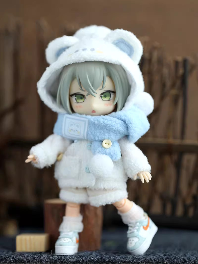 Doll Clothes, 3-Piece Set, P9 Body Clothes, 1/12 Scale BJD Sweater Outfits