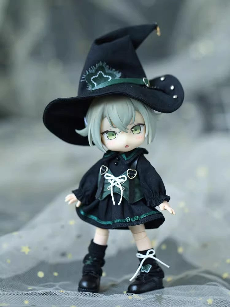 OB11 Doll Clothes, 1/12 Scale BJD Fantasy Magician Outfit Set, Doll Replacement Costume Set