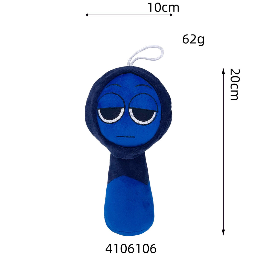 Incredibox Sprunki Plush - New Rhythm Box Game Character Plush Doll, 20cm Weirdcore Stuffed Toy for Fans