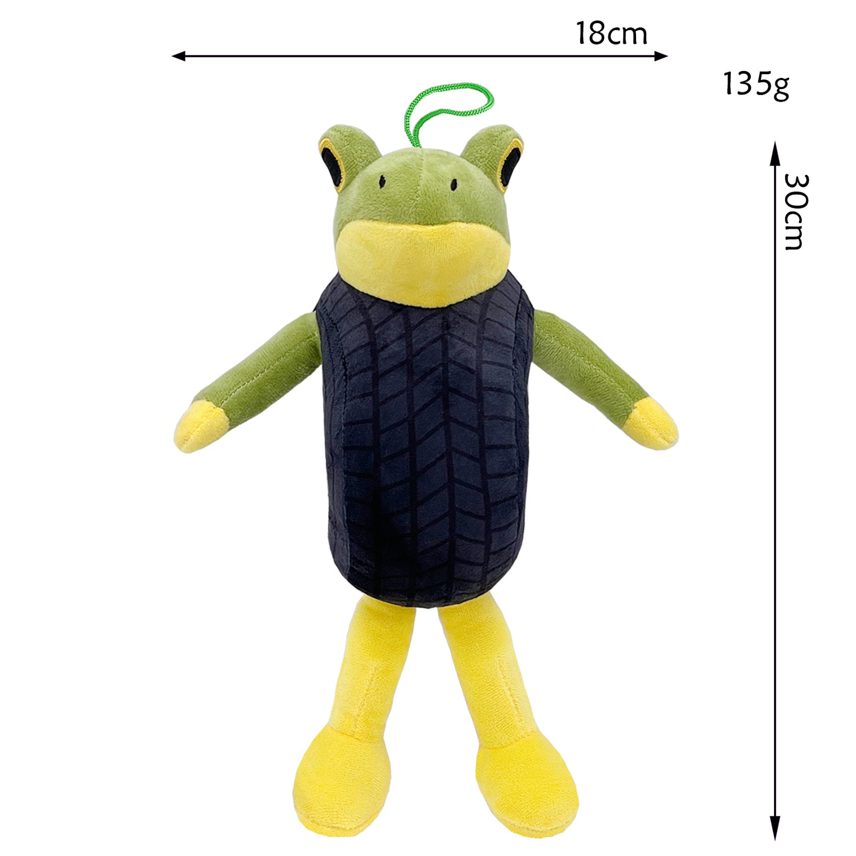 Classic of Mountains and Seas Frog-Tire Plush - Mythical Creature Stuffed Animal, Quirky Fantasy Plush Toy for Kids & Mythology Aficionados