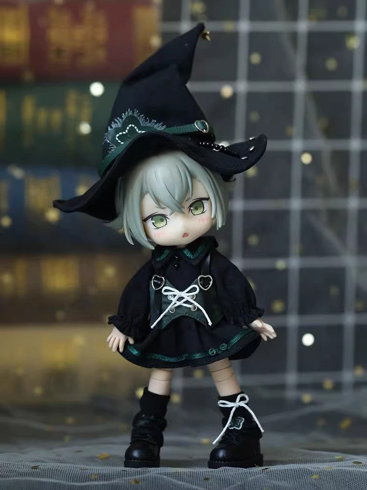 OB11 Doll Clothes, 1/12 Scale BJD Fantasy Magician Outfit Set, Doll Replacement Costume Set