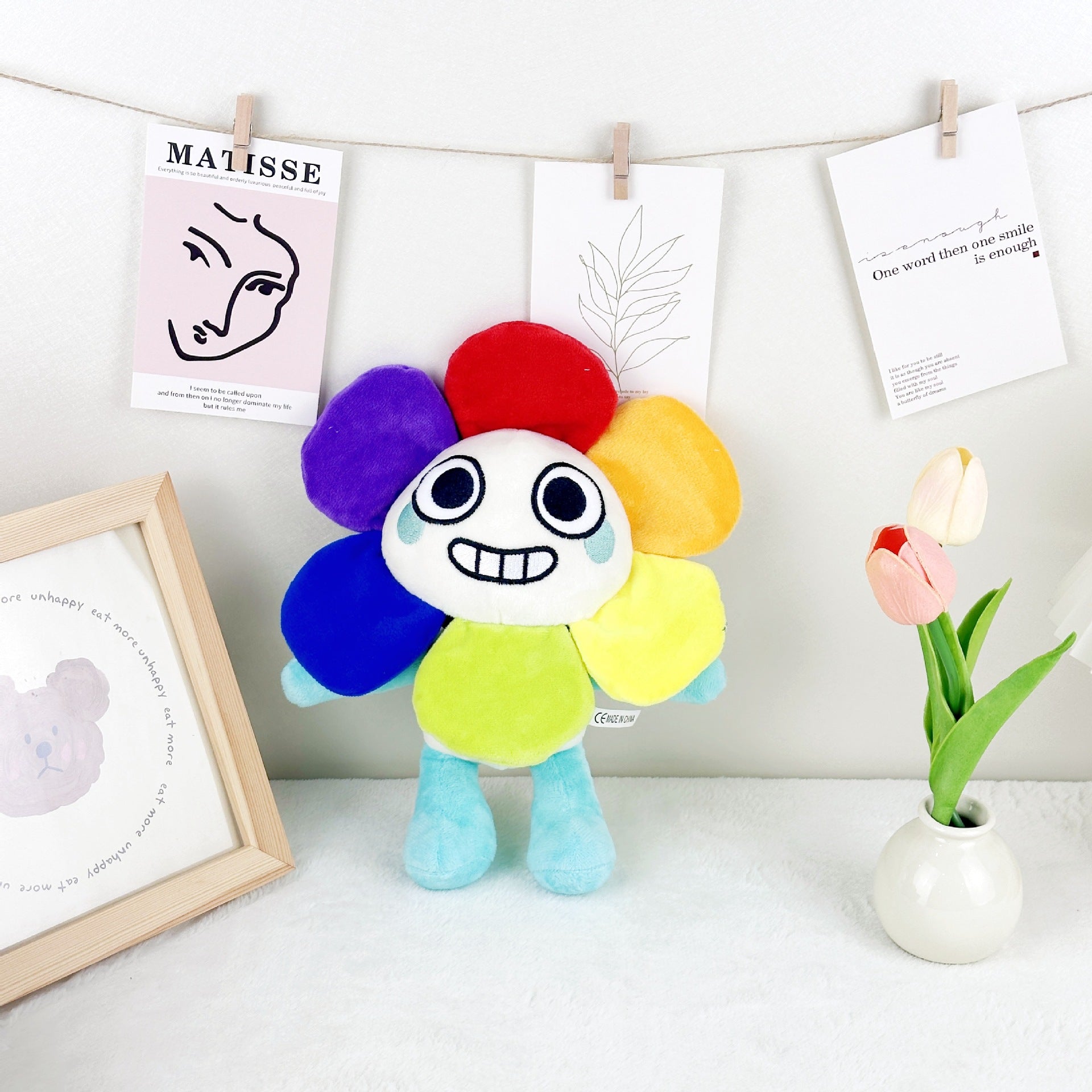 Dandy’s World New Arrival Plush Doll - 28cm Multicolor Flower Weirdcore Cute Stuffed Toy, Perfect for Collection & Decoration