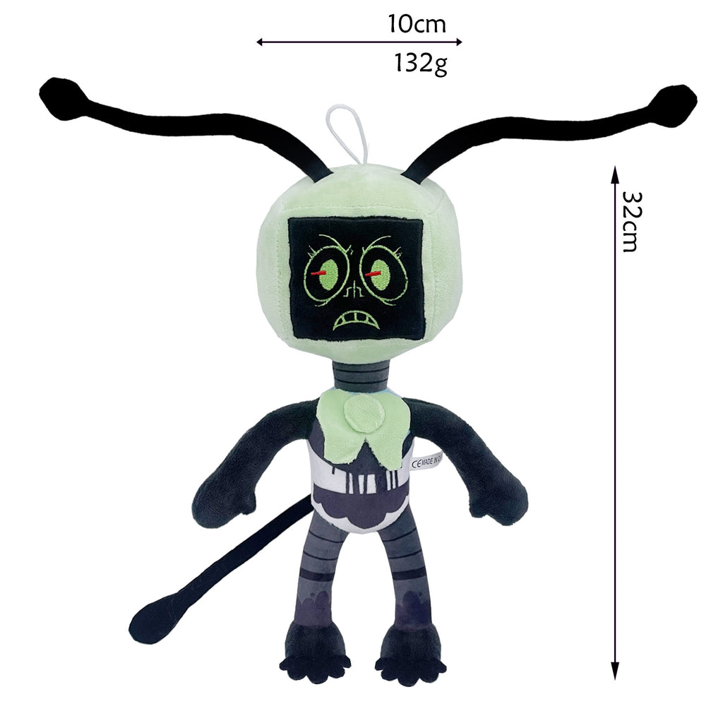 Dandy’s World Plush - Green Robot Monster Soft Stuffed Toy, Unique Weirdcore Design for Fans