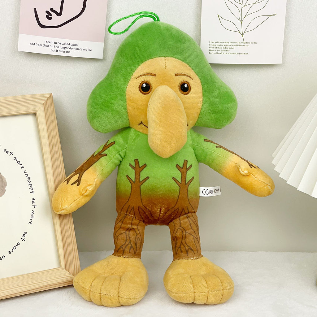 Shan Hai Jing Weirdcore Tree-Man Plush Doll - Mythical Stuffed Animal, 28cm Quirky Fantasy Plush Toy for Kids & Mythology Aficionados