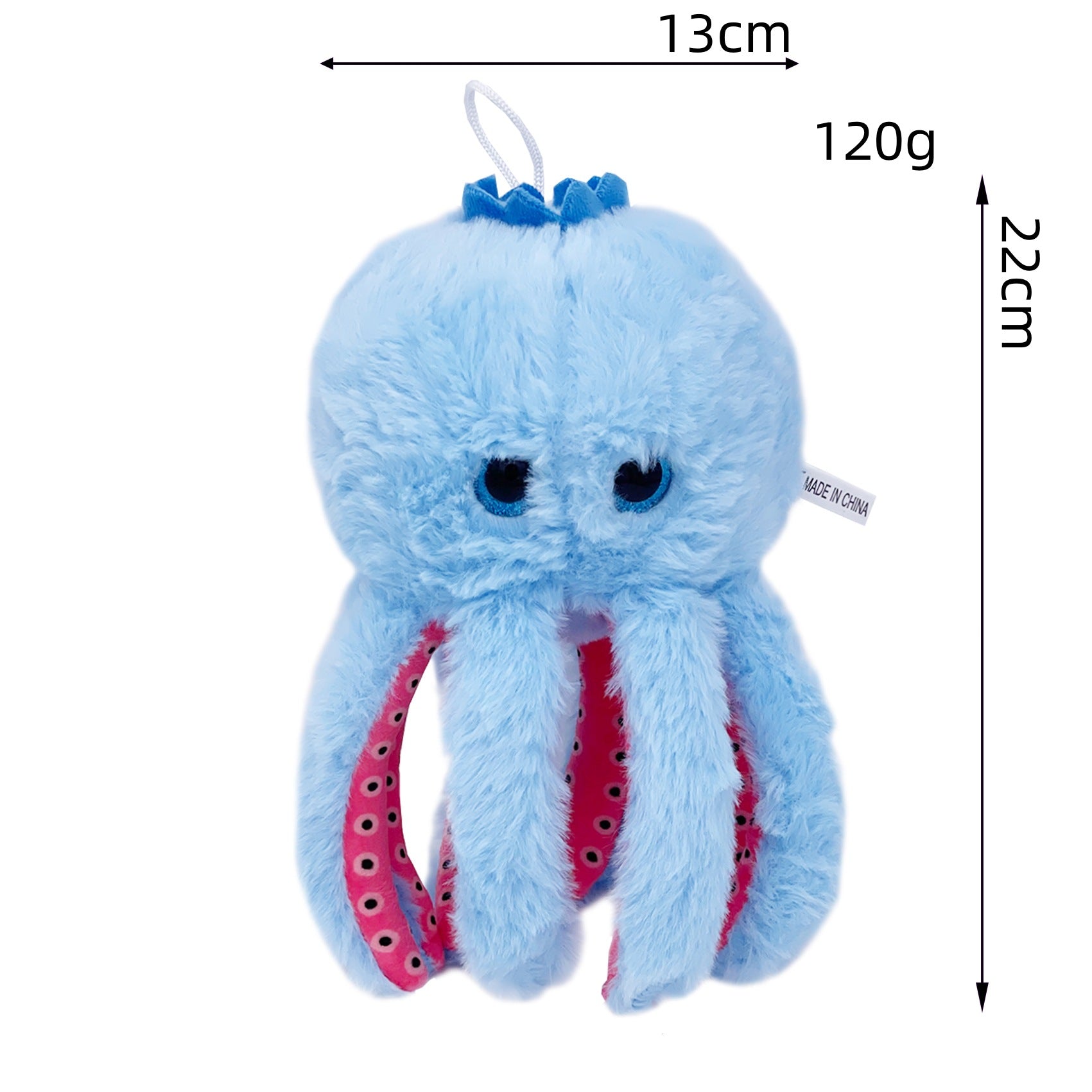 Shan Hai Jing Inspired Sea Monster Plush Toy -13cm×22cm Unique Mythical Stuffed Doll, Weirdcore Plush for Ancient Myth Lovers