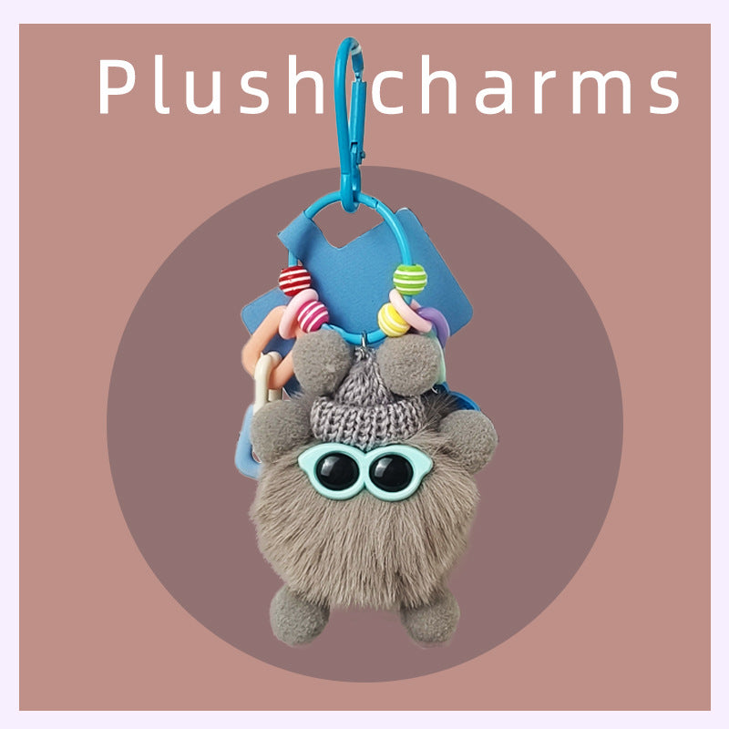 Multi-Color Elf Plush Charm, Cute Creative Pom-Pom Doll, Phone Strap Bag Decoration Keychain