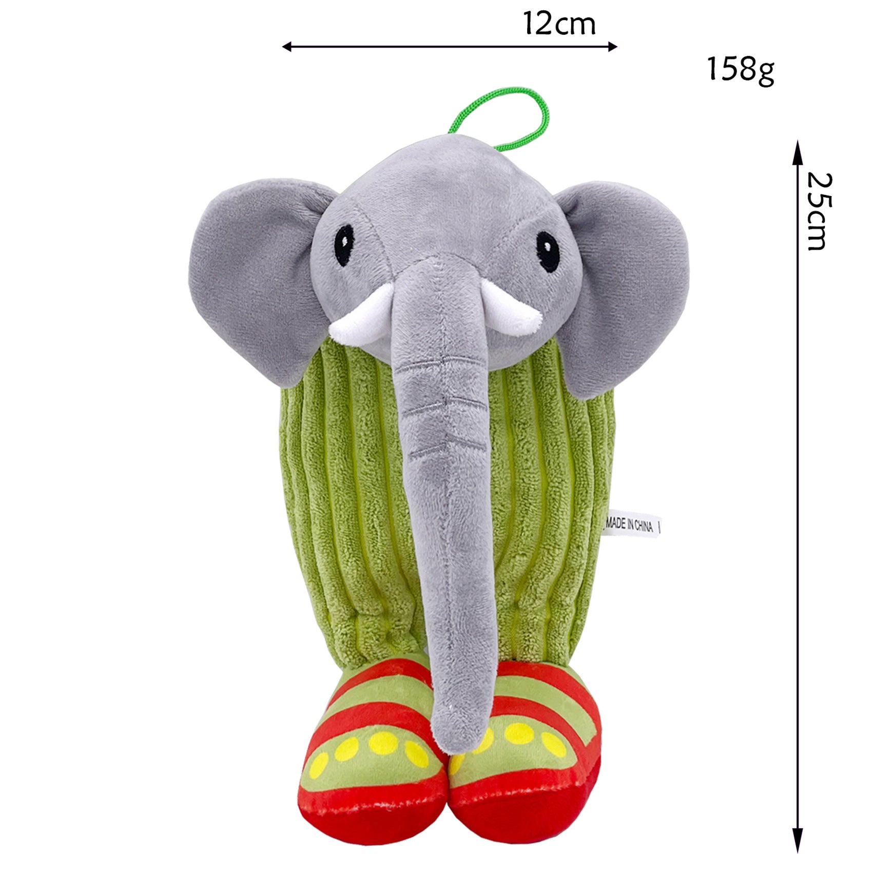 Shan Hai Jing Weirdcore Elephant-Cactus Plush - Unique Mythical Creature Stuffed Toy, 25cm Fantasy Beast Plushie for Mythology Fans & Collectors