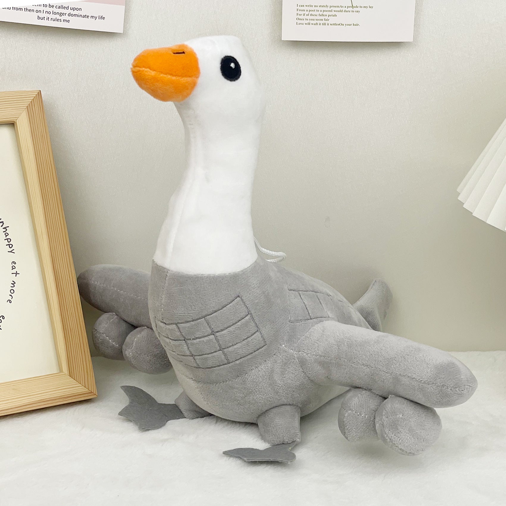 Shan Hai Jing Weirdcore Goose-Plane Plush - Unique Mythical Creature Stuffed Toy, 23cm Fantasy Beast Plushie for Mythology Fans & Collectors