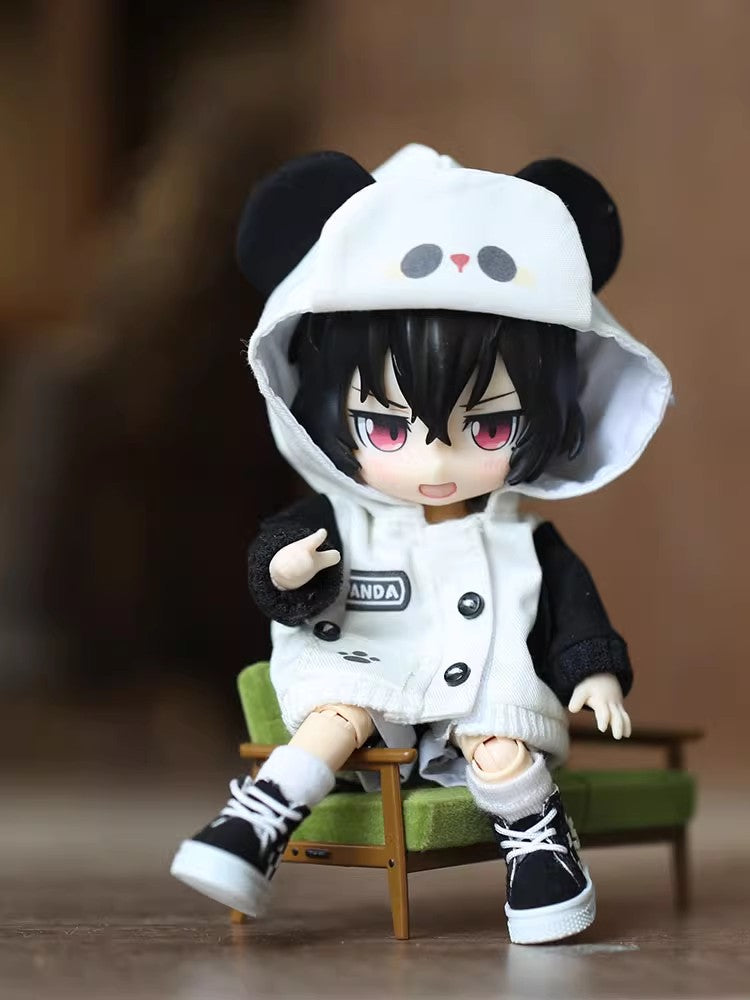 2-Piece Set: Hoodie & Pants for OB11 Dolls - 1/12 BJD Outfit 15cm Doll Clothes