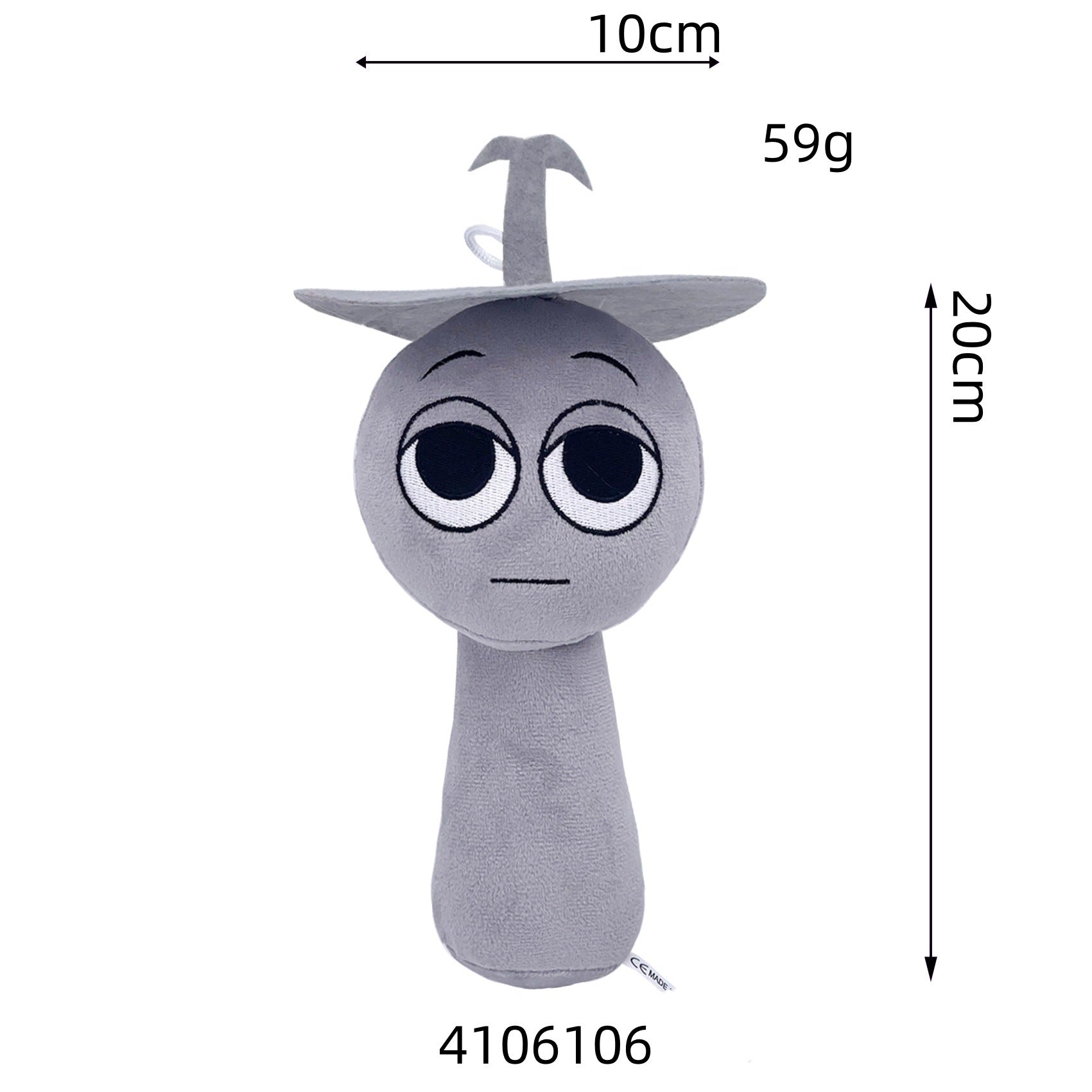 Incredibox Sprunki Plush - New Rhythm Box Game Character Plush Doll, 20cm Weirdcore Stuffed Toy for Fans