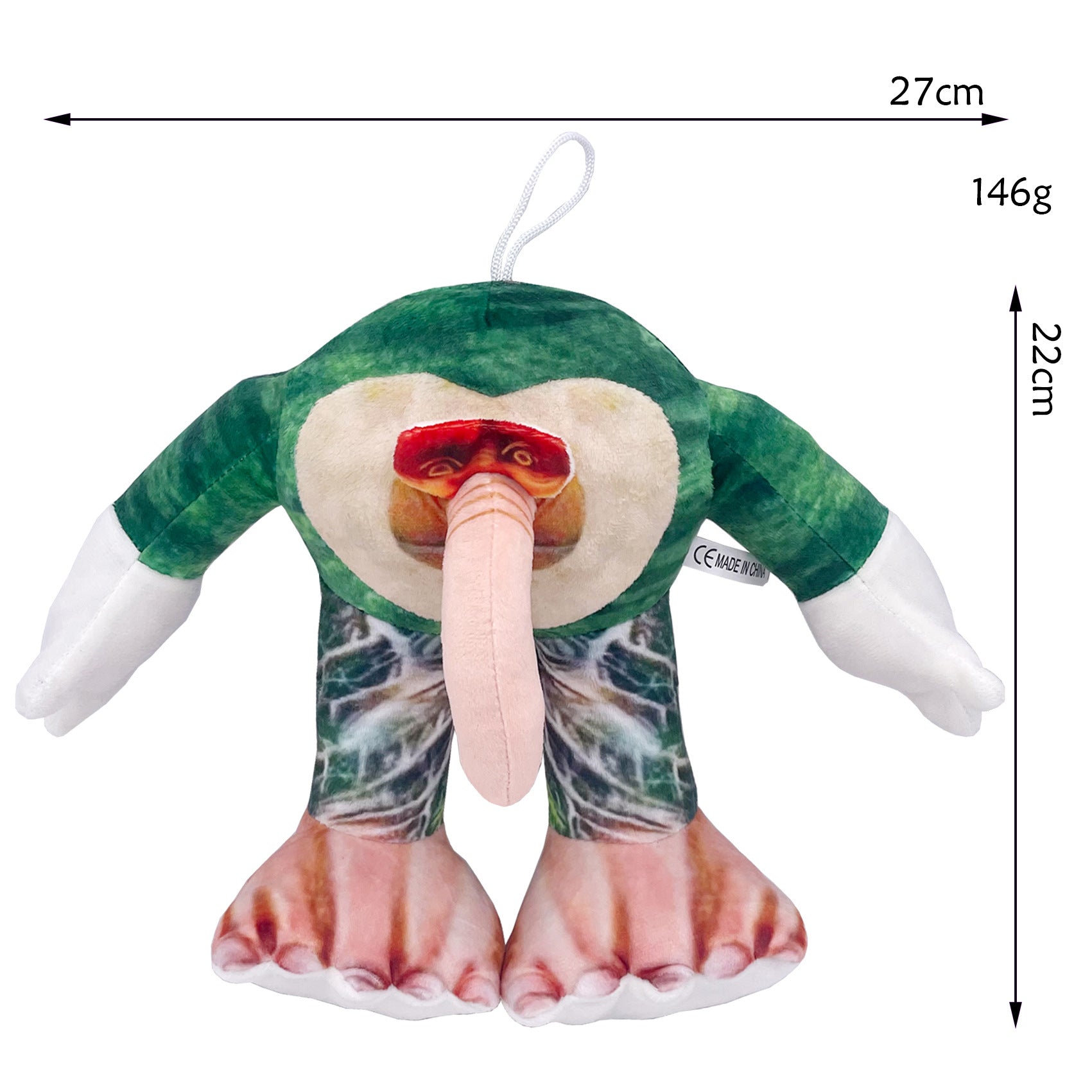 Shan Hai Jing Inspired Bizarre Creature Plush Toy - Unique Mythical Stuffed Doll, Weirdcore Plush for Ancient Myth Lovers