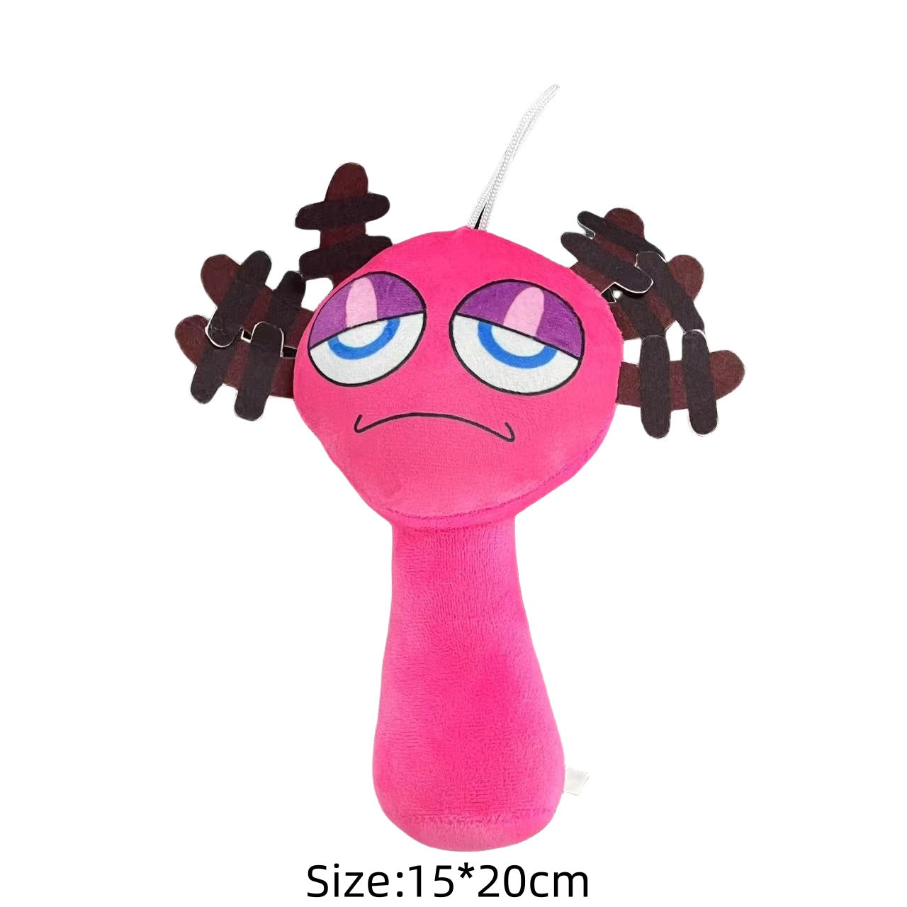 Sprunki Plush - New Incredibox (Rhythm Box) Game Peripheral Pink Twisted Hair Monster Soft Stuffed Toy