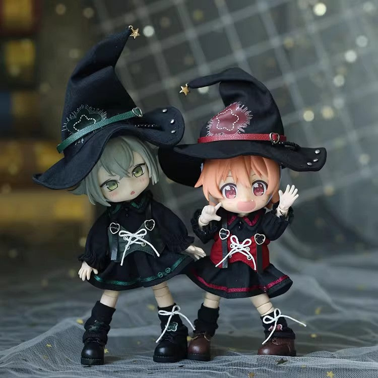 OB11 Doll Clothes, 1/12 Scale BJD Fantasy Magician Outfit Set, Doll Replacement Costume Set