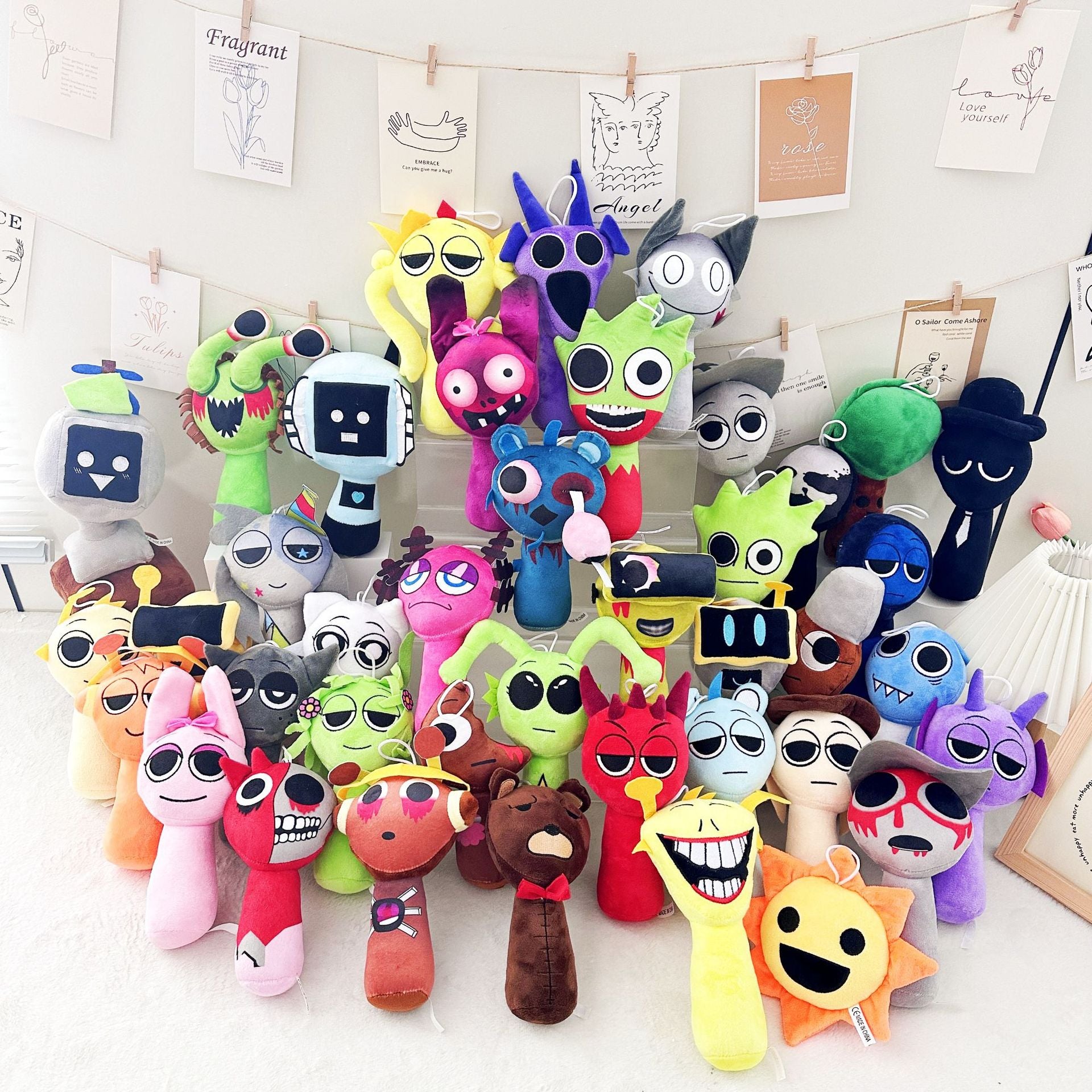 Sprunki Plush - New Incredibox (Rhythm Box) Game Peripheral Soft Stuffed Toy