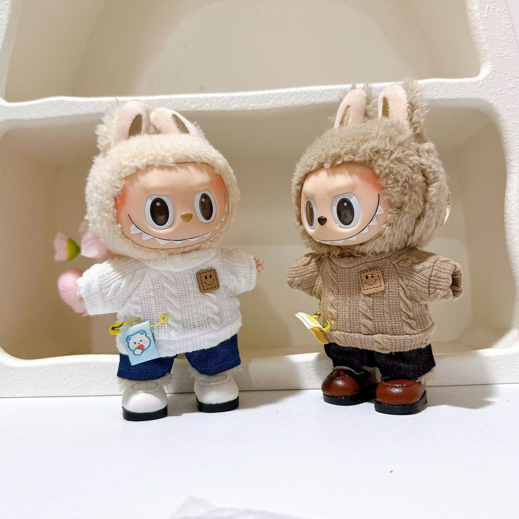 Doll Clothing For 17cm dolls/Doll Clothes Set - 3 Pieces (Top, Pants, Shoes)