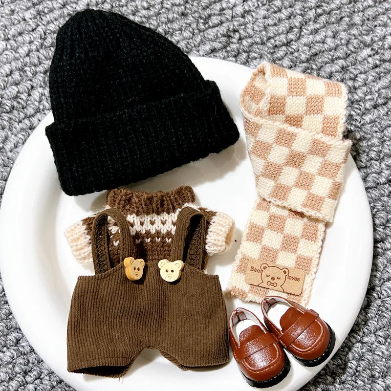 Doll Clothing 5-Piece Set for 15-17cm Dolls