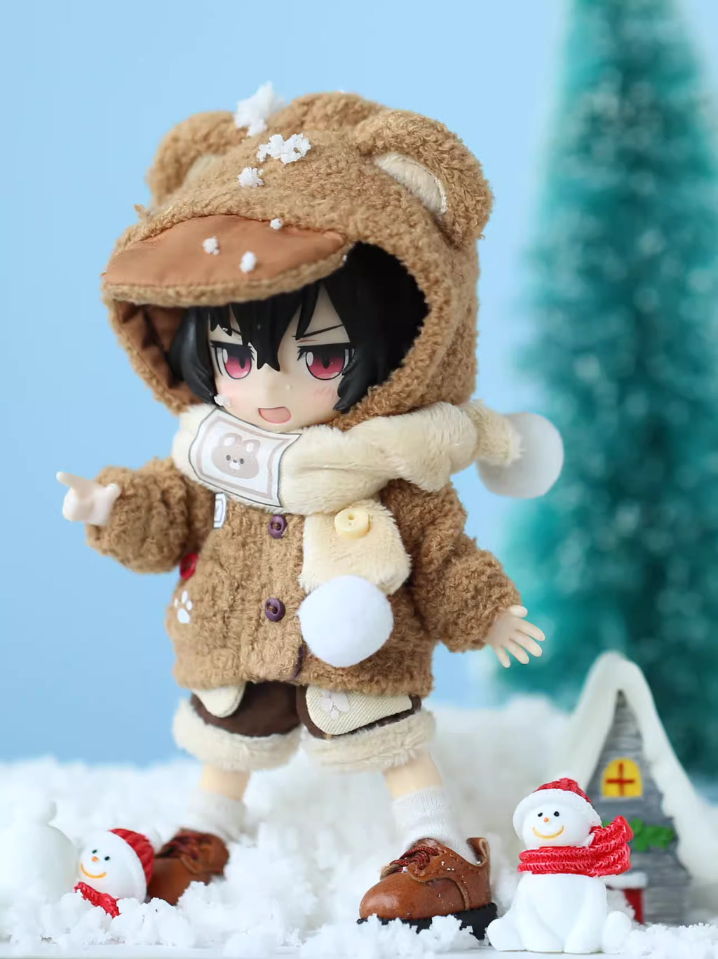 Doll Clothes, 3-Piece Set, P9 Body Clothes, 1/12 Scale BJD Sweater Outfits